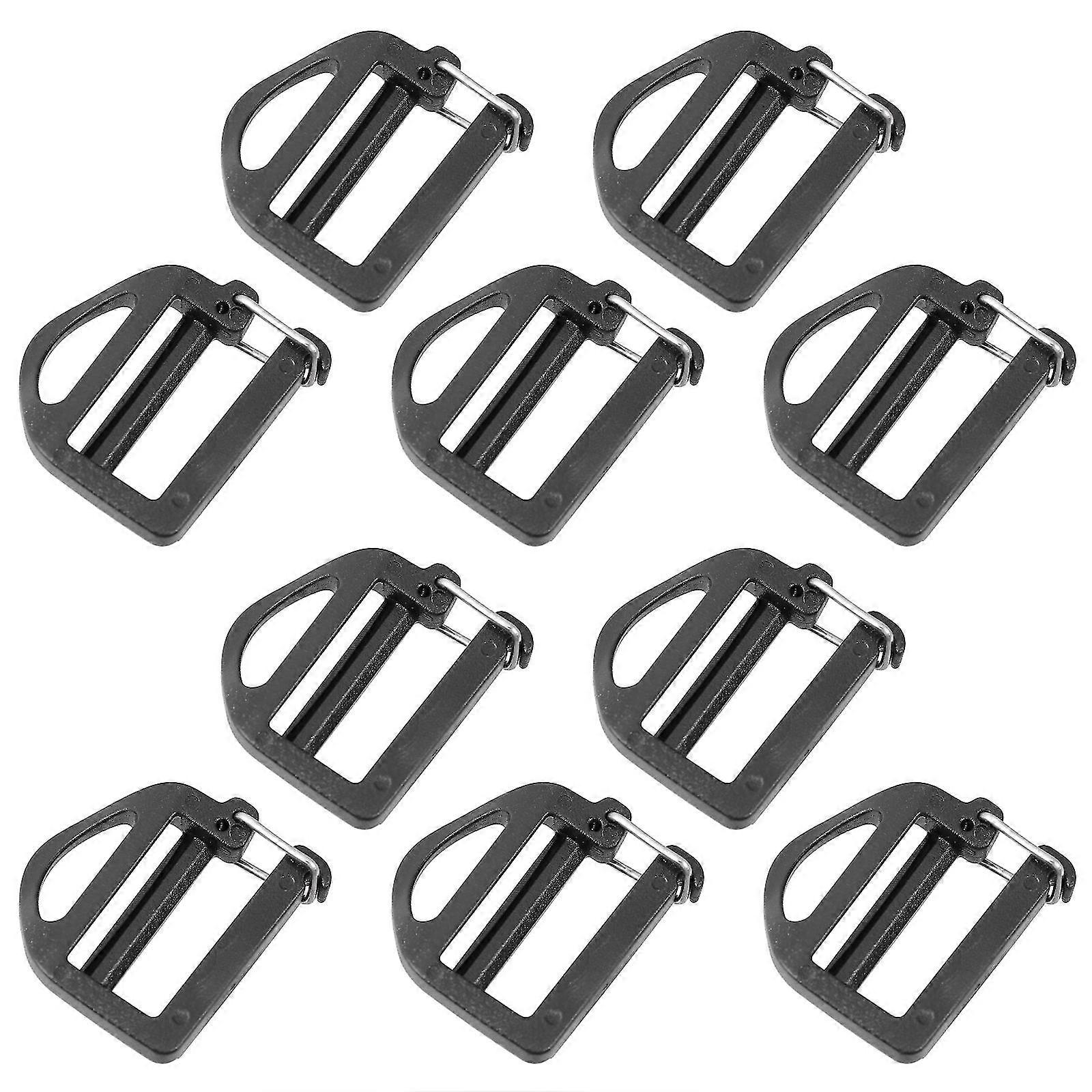 20 Pcs Adjustable Ladder Webbing Strap Buckle Backpack Strap Accessories Webbing Hardware Ladder Buckle