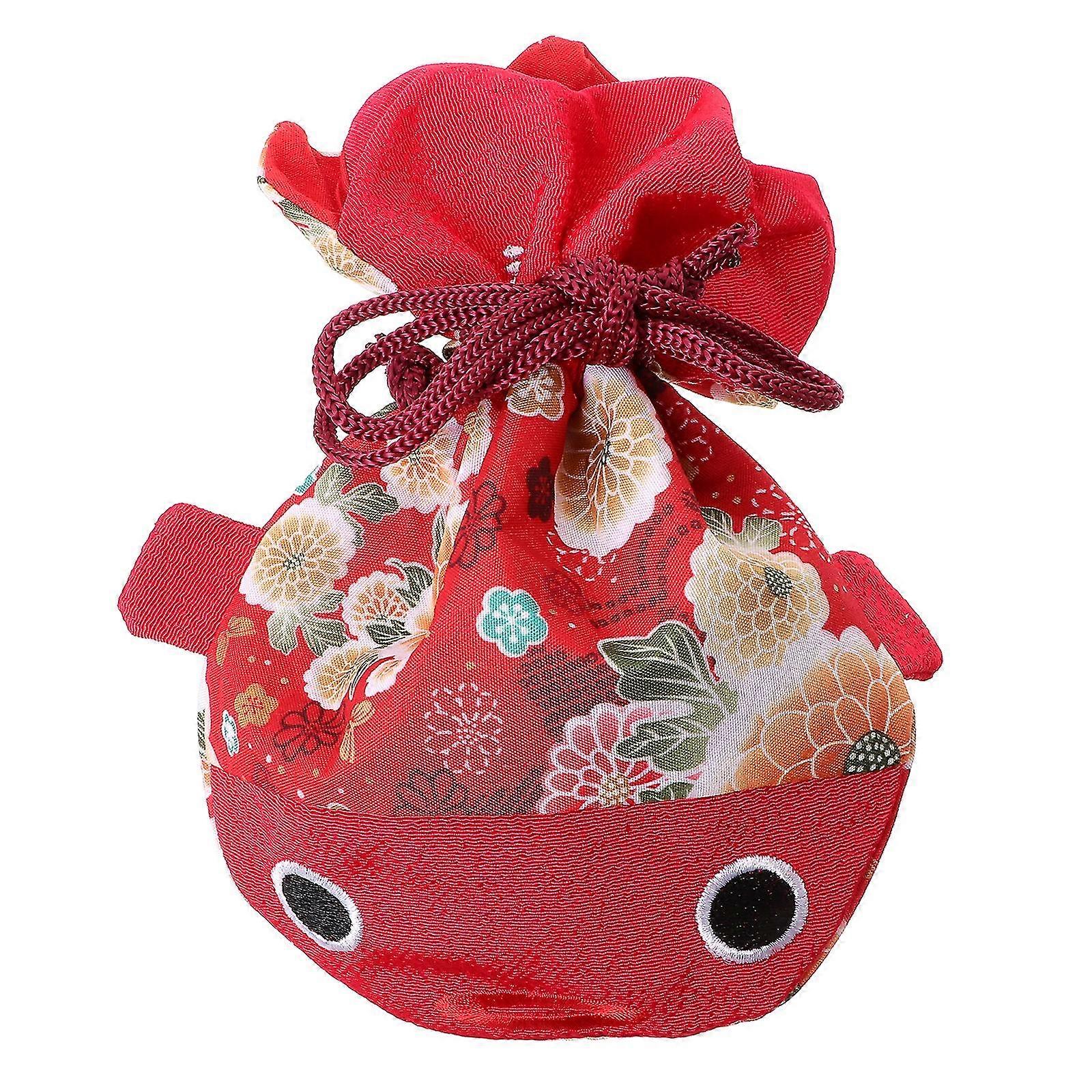 Guldfisk sele sød bryllup slikpose (Rød)