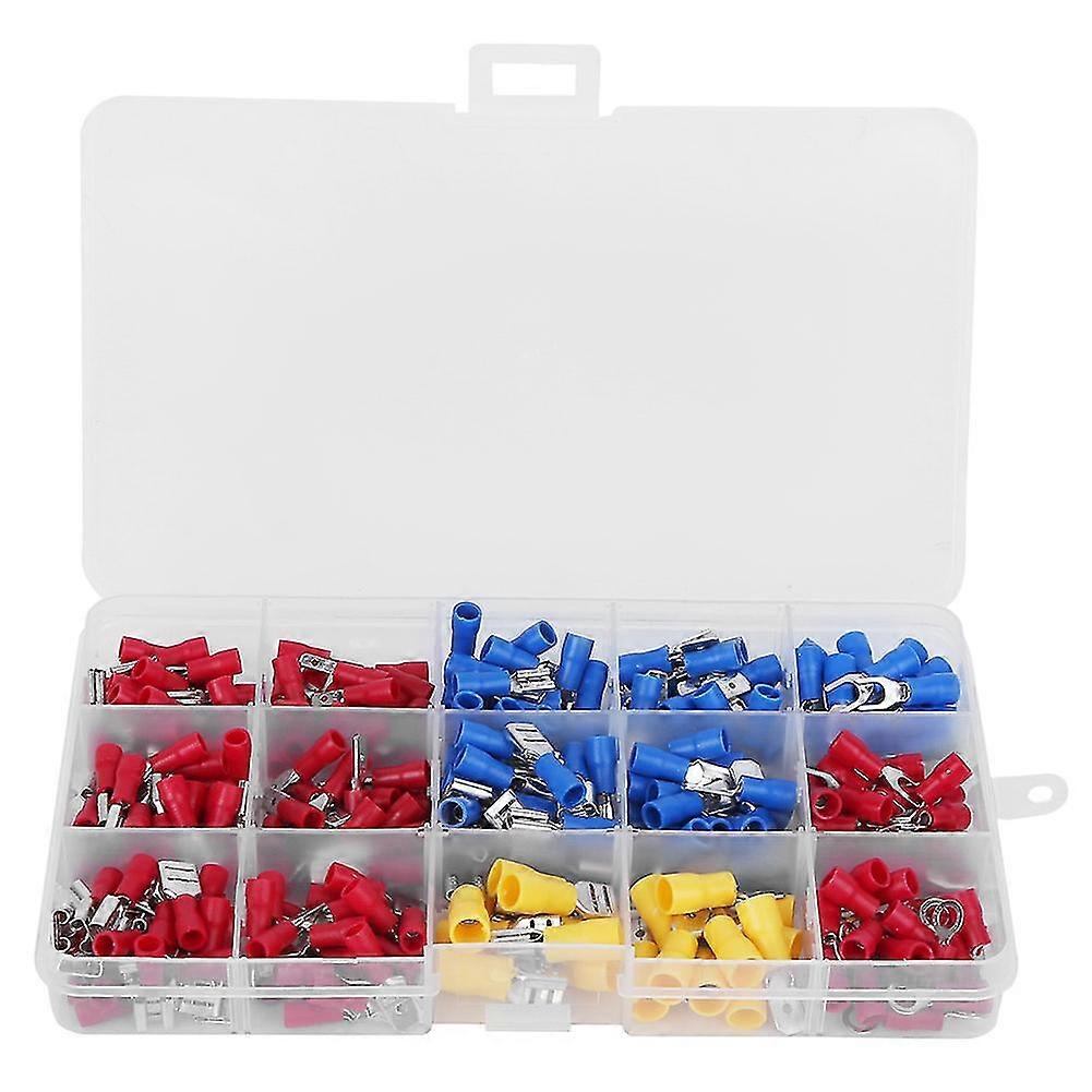 Insulated Spade Crimping Terminal Set 280Pcs - Wire Connector Kit for Electrical Components