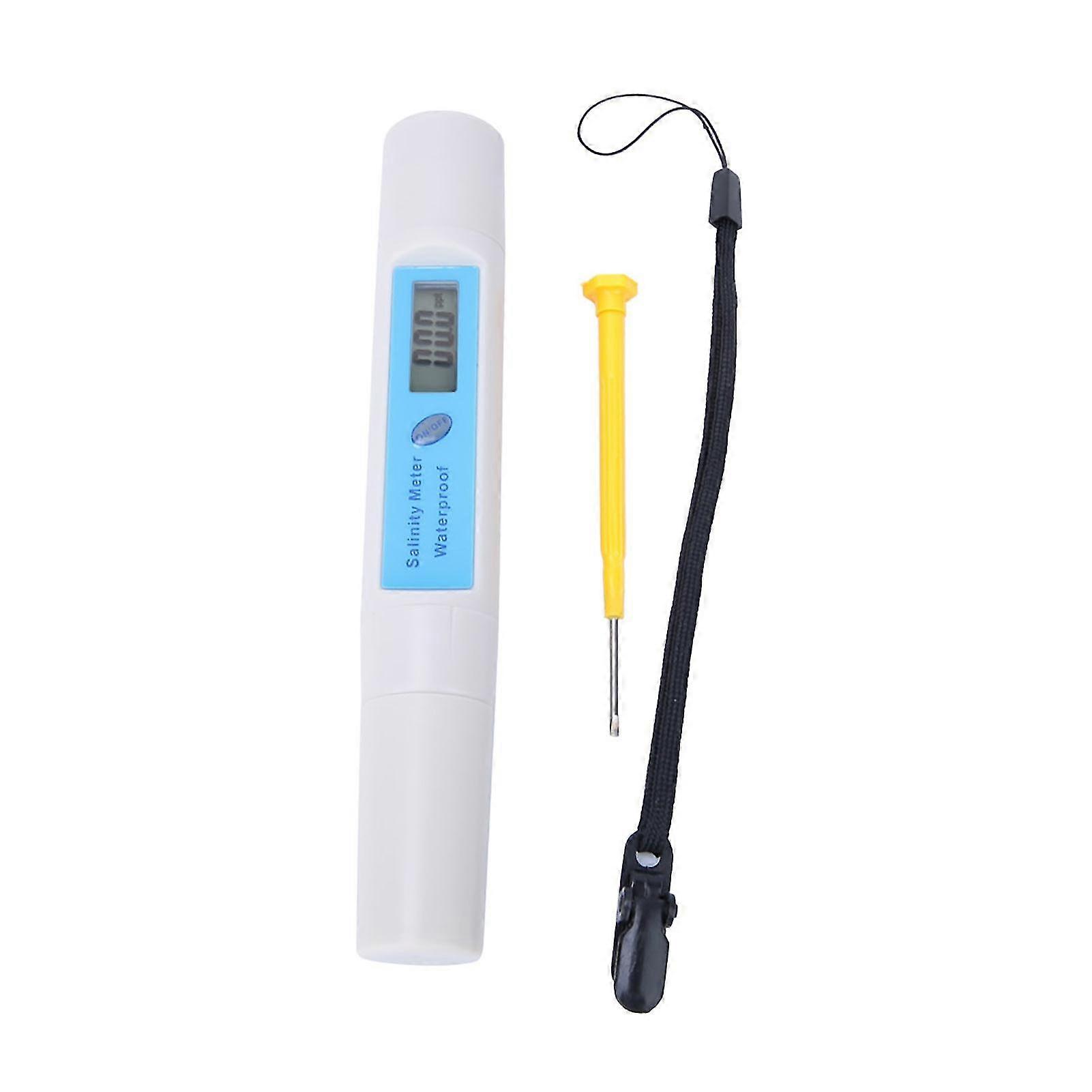 Portable Digital Salinity Meter SA3287 - High Precision Pen Type Tester with Temperature Measurement
