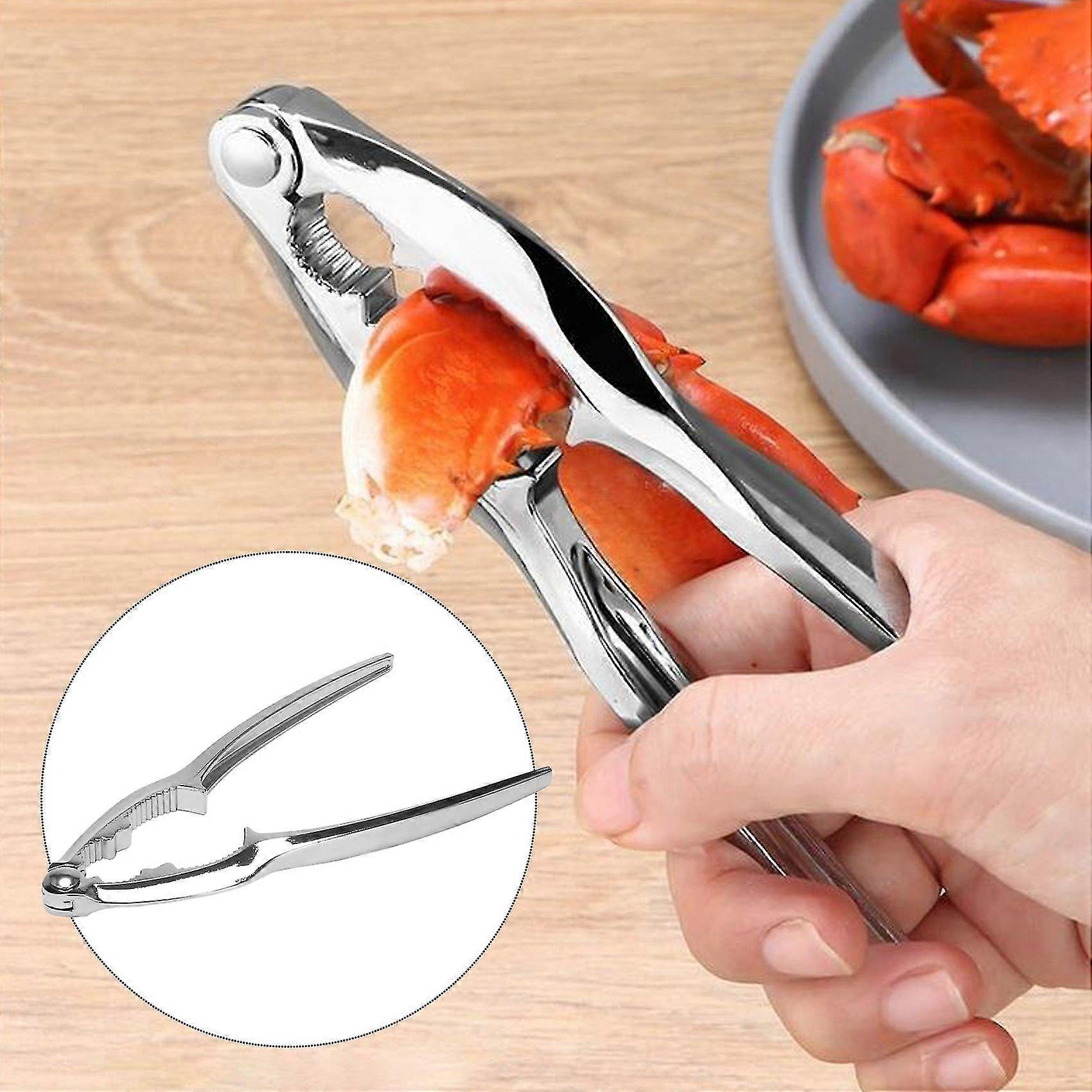 Lobster Crackers And Picks Set, Leg Tools, Stainless Steel Seafood Crackers And Forks Nut 14 Pcs