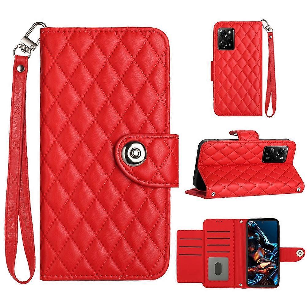 Rhombic PU Case For Xiaomi Redmi Note 12 Pro Speed