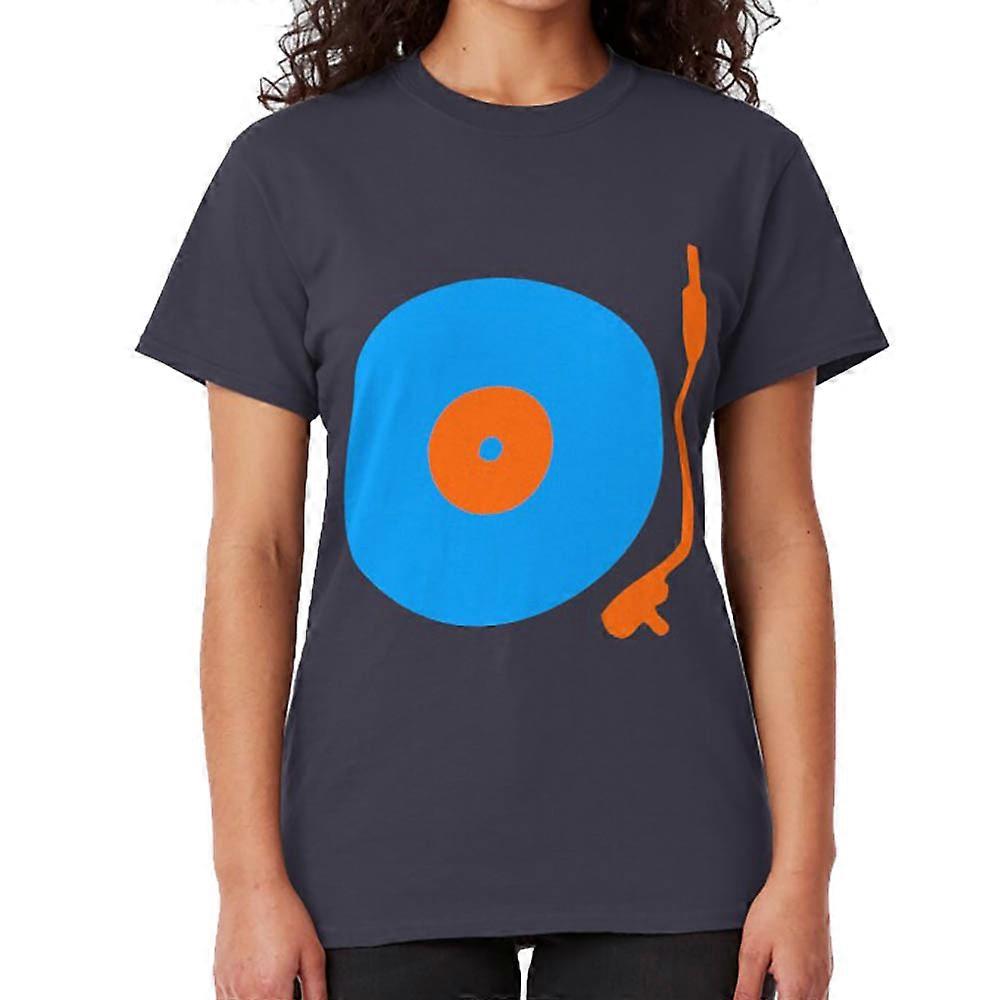 T-shirt vinyle vinyle Blue Orange Record