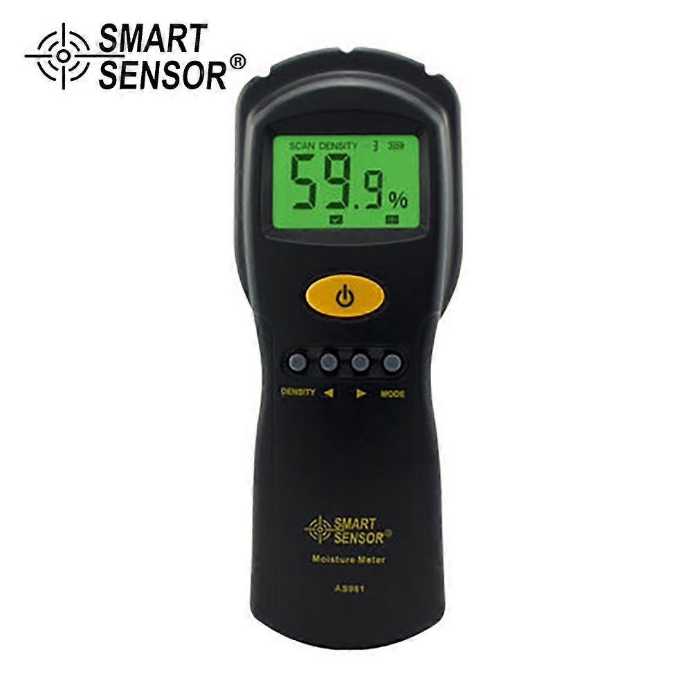 SMART SENSOR Professional Handheld Mini Wood Moisture Meter Digital LCD Damp Meter Moisture Content Detector Tester Range 2%~70%