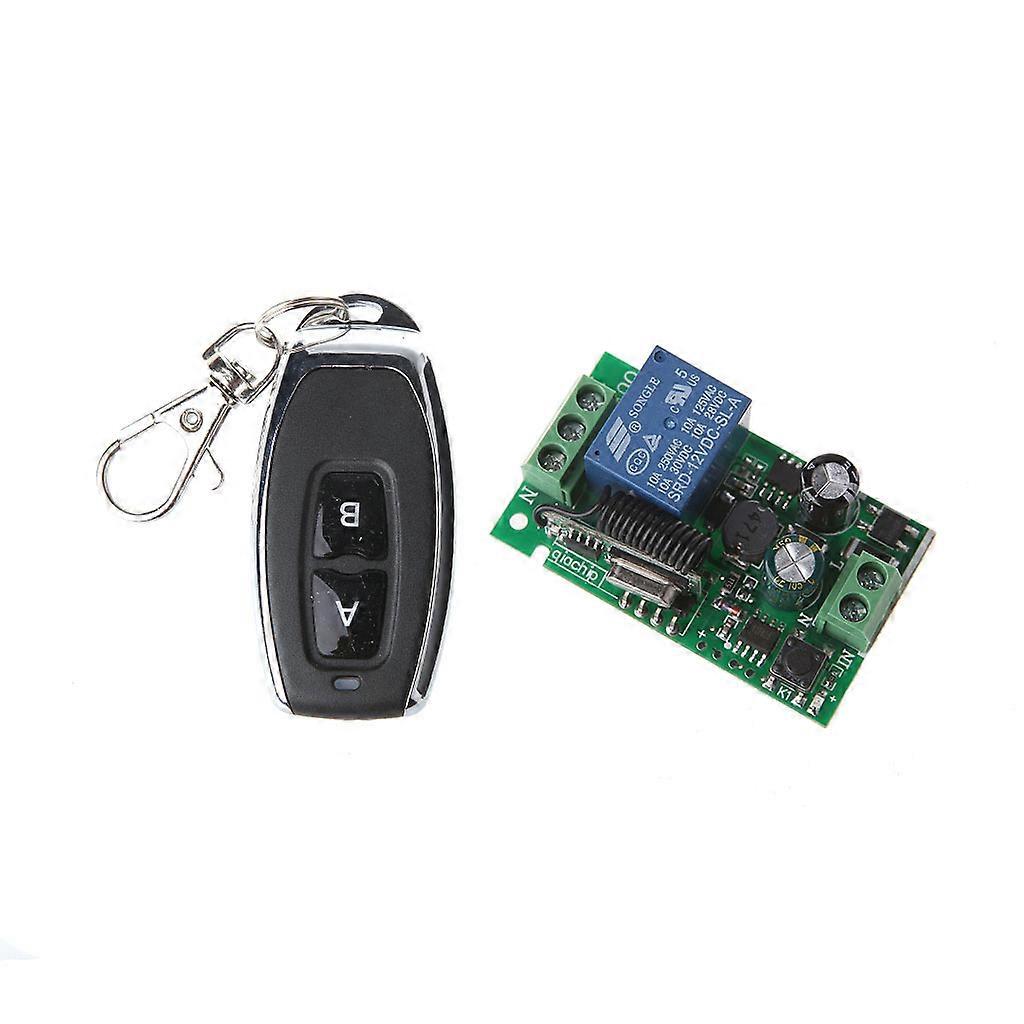 433MHz Wireless Remote Control Switch 1CH Relay Receiver Module and Transmitter