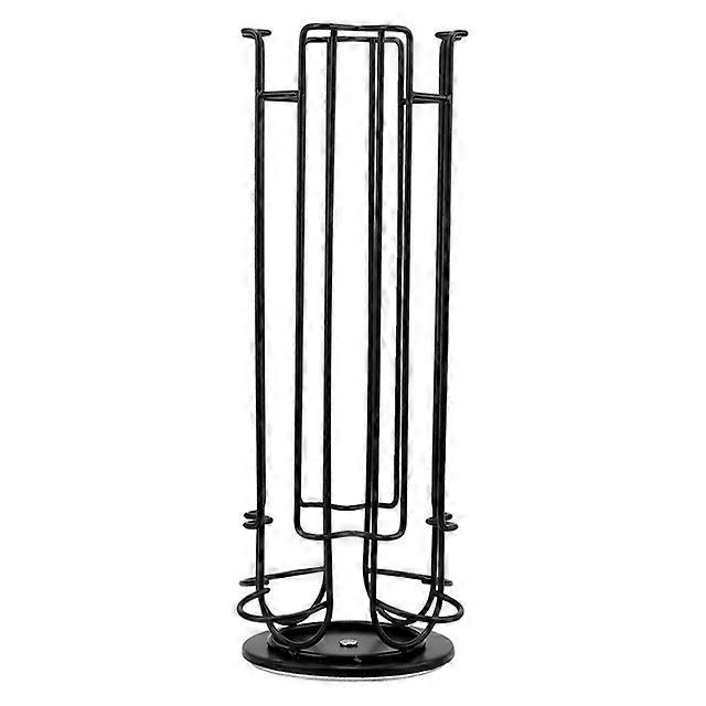 Tower Stand Storage Shelves Rotatable Coffee Pod Holder Stainless Steel 24Cups Display Capsule Rack For Dolce Gusto Capsule