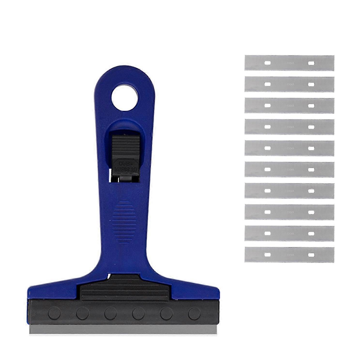 12Pcs Portable Razor Scraper Hanging Hole Wear-resistant Hand Tools Compact Plastic Clean Scraper