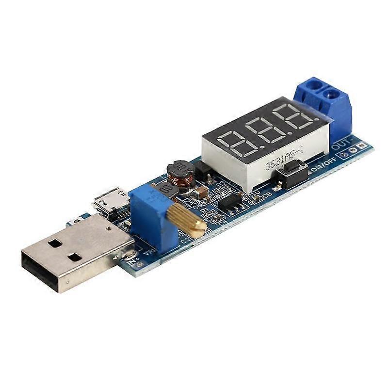 USB 5V DC-DC Buck Boost Converter Power Supply Module Adjustable Voltage Regulators 3.5-12V To 1.2-24V