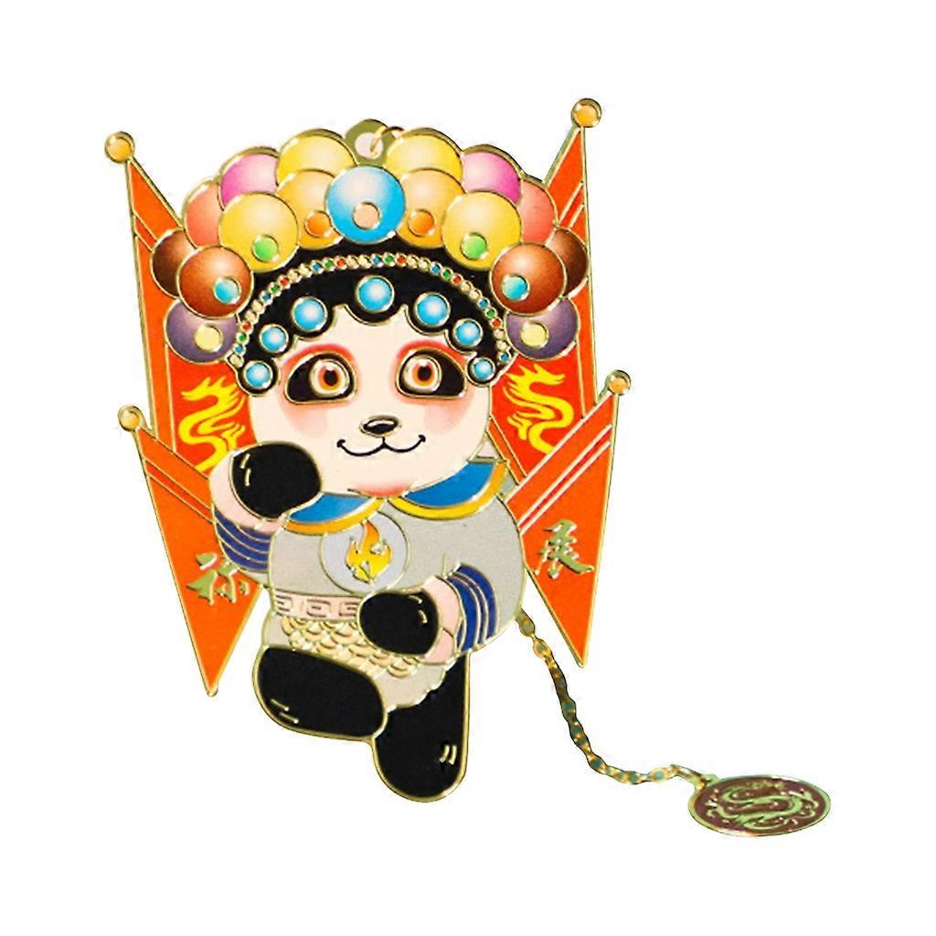 Hollow out Bookmarks Metal Bookmarks with Chain Panda Bookmarks for Readers