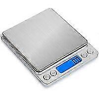 3000g/0.1g Precision Scale, Kitchen Scale/pocket Scale/jewelry Scale, High Precision Electronic Scale, Backlit Lcd Display, Tare And Pcs Function