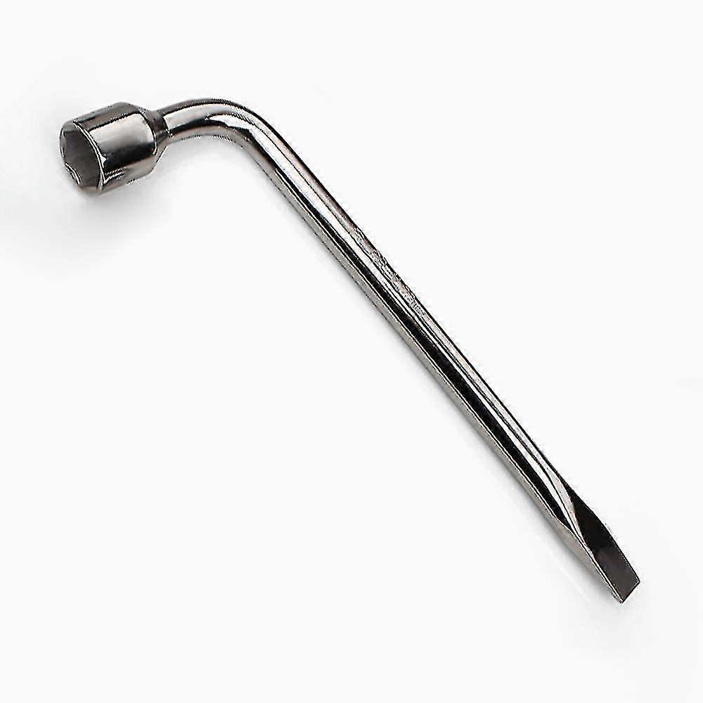 L-formad hjulnyckel Heavy Duty Lug Hex Nut Bolt Socket Spanner Key för reparation av bilbilsdäck (21 mm)