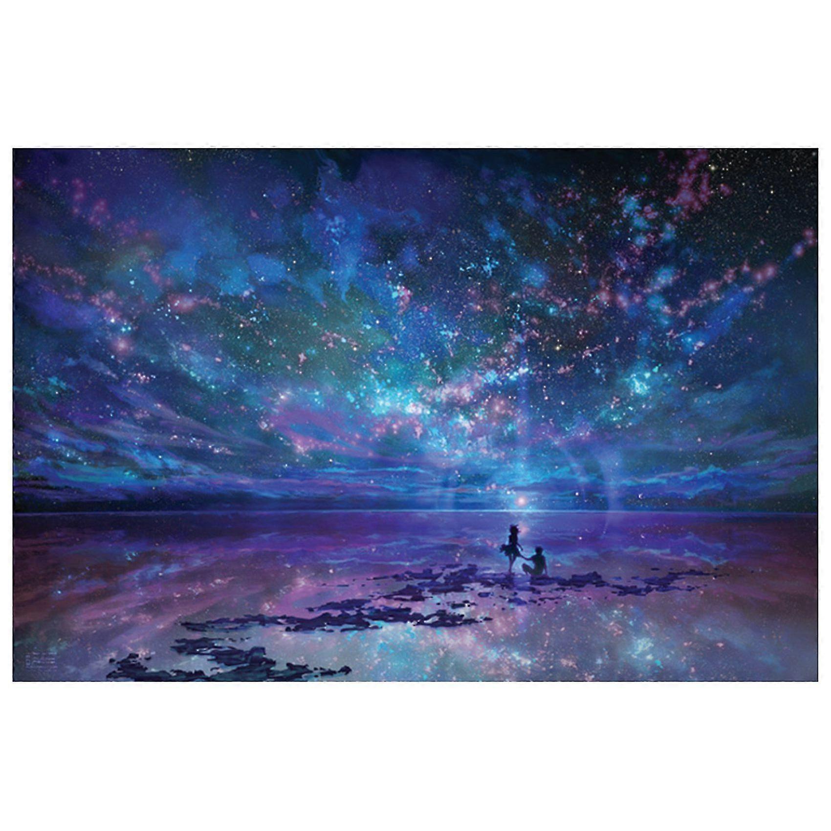 Fantasy Starry Puzzle 1000 bitar Vuxen Dekompression Pussel 1000 bitar Tr High Definition Pu