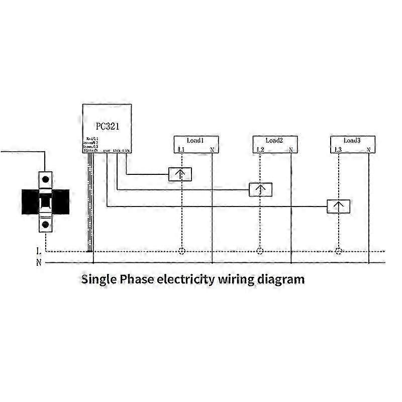 Tuya Smart Life Single 3 Phase Wifi Energy Kwh Meter 200a Power Clamp Current Transformer Power Usage Monitor