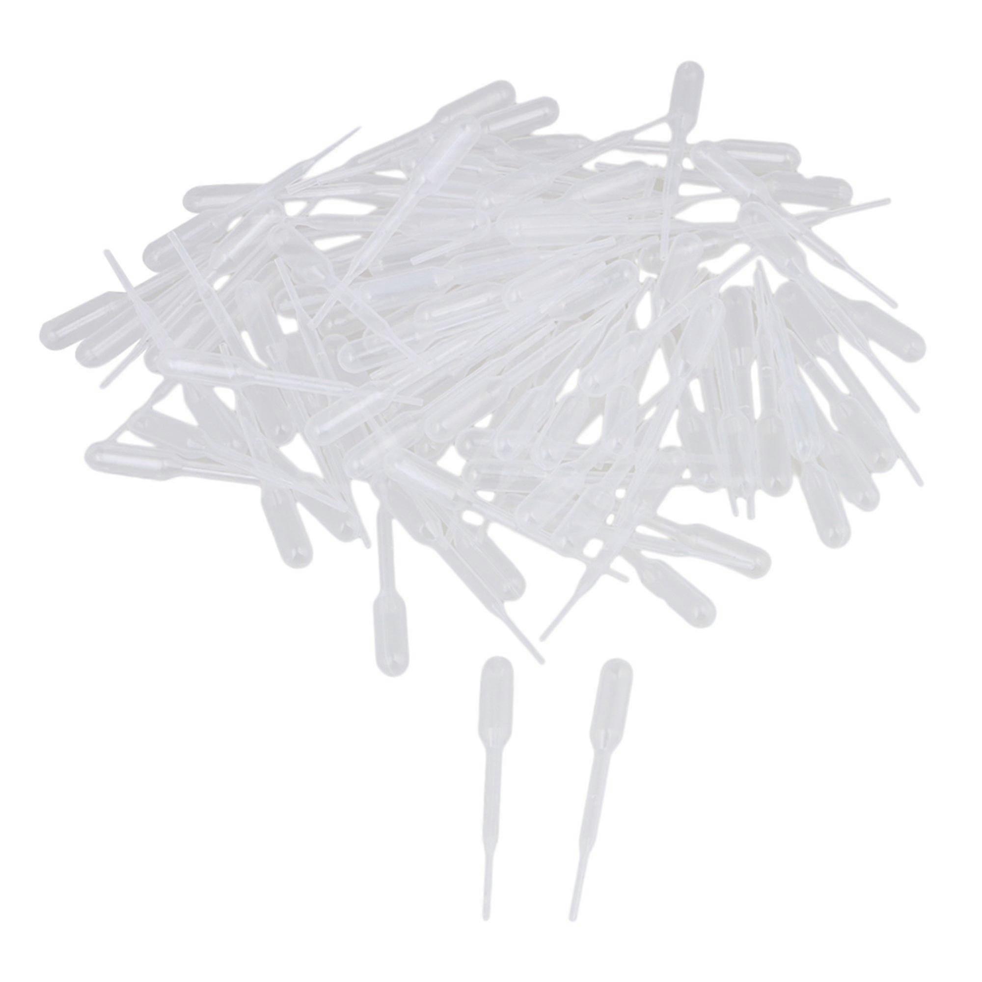 100 x Disposable Droppers Transfer Pasteur Pipettes Lab Supplies 0.2ML-MXBC