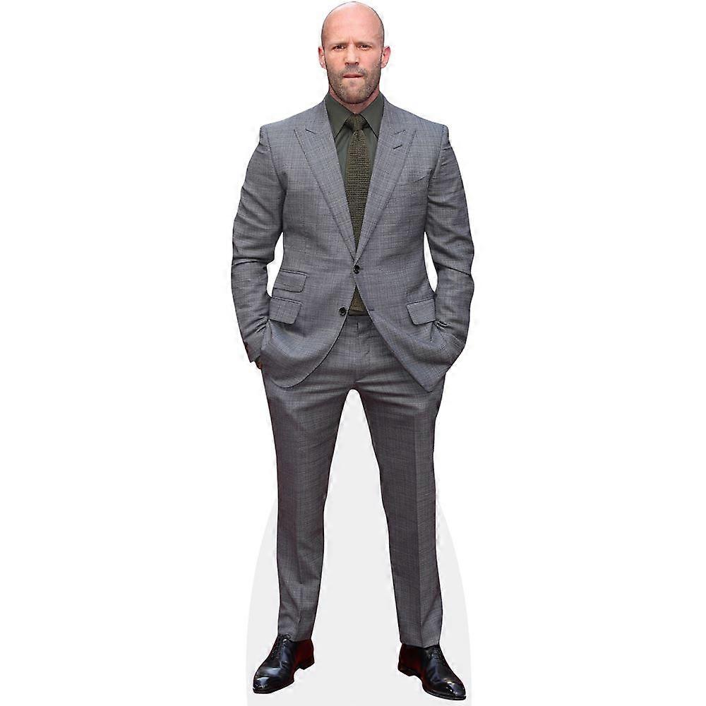 Jason Statham (Grey Suit) Cardboard Cutout (lifesize OR mini size). Standee. Stand Up.