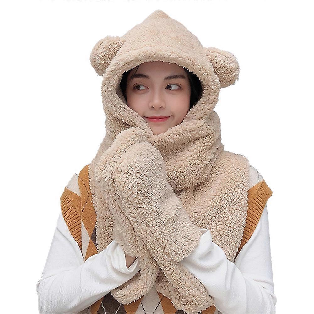 Mädchen Winter warme Cartoon Plüsch Mütze für Mädchen