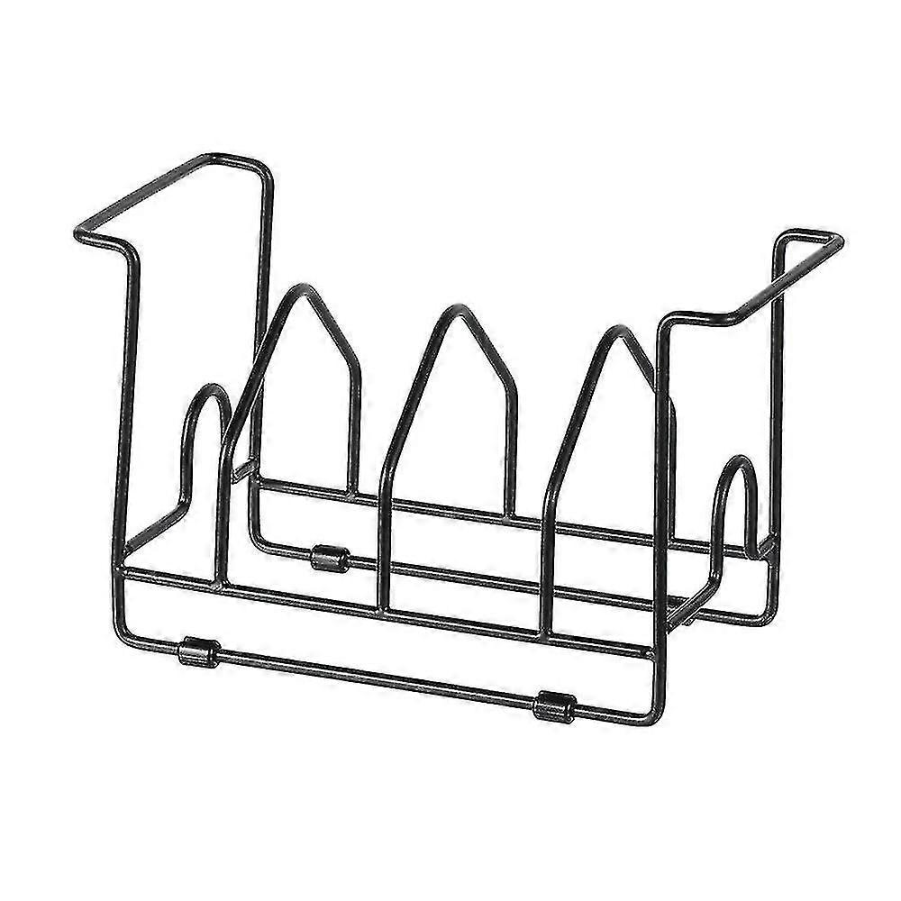 Cutting Board Storage Rack Kitchen Vertical Storage Rack(black)