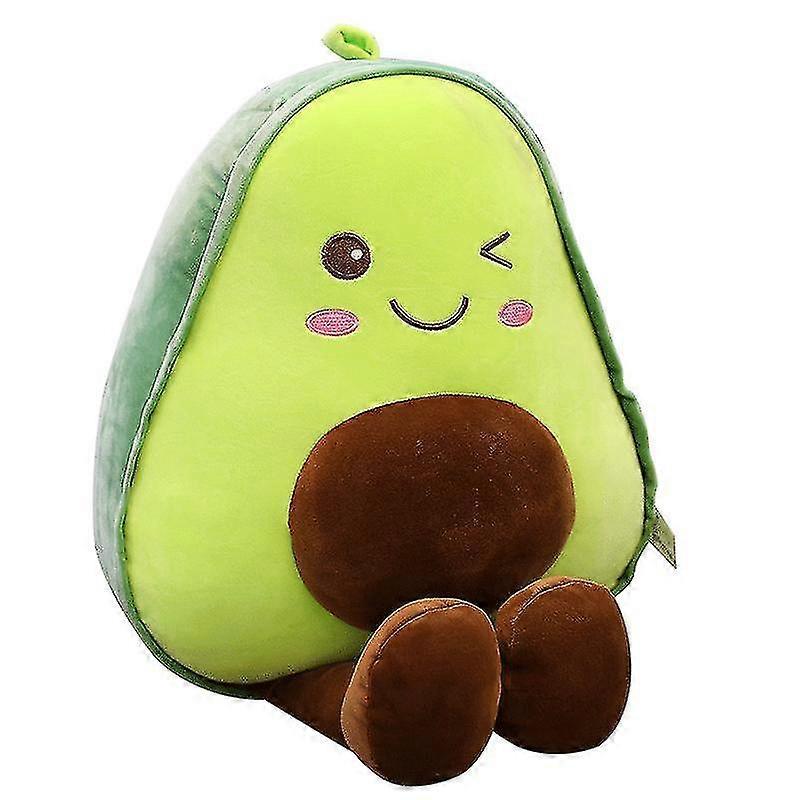 Snuggly Stuffed Avocado Fruit Soft Plush Toy Hugging Pillow Gifts