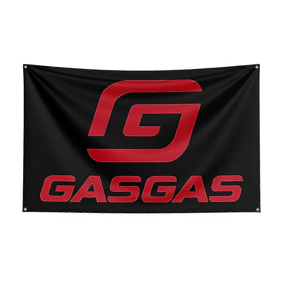 ولد جميلة 3x5 Gasgas العلم البوليستر المطبوعة سباق دراجة نارية راية للديكور