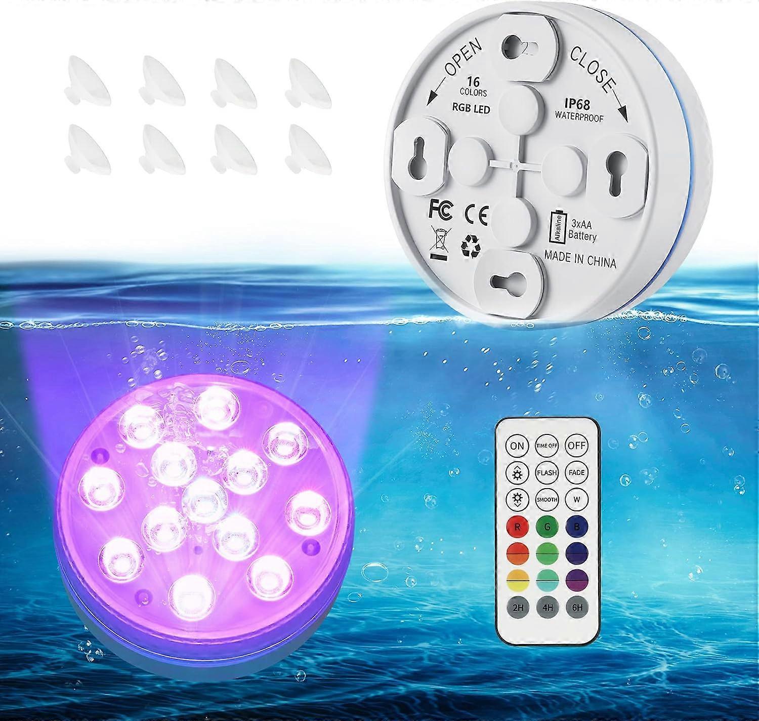 Pool Diving light - New 7cm two lights with a remote control