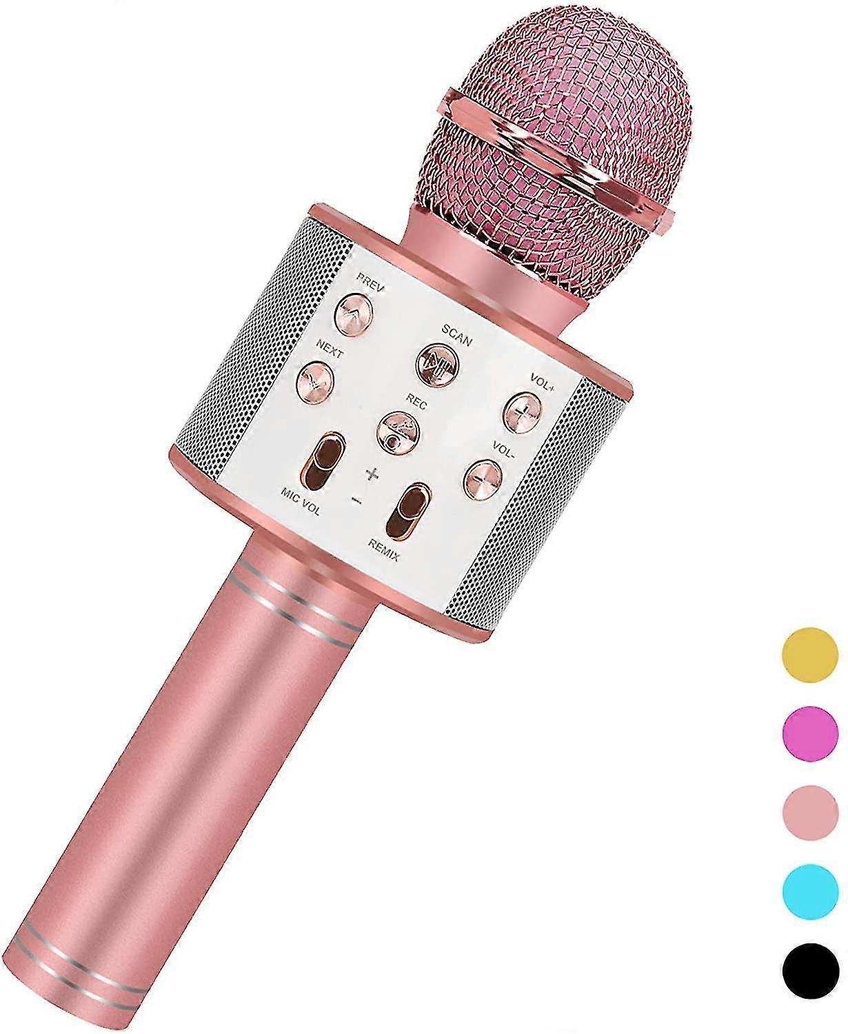 858 wireless Bluetooth microphone mobile phone K song microphone audio integration home KTV foreign trade spot