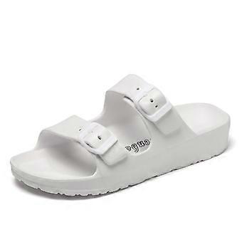 Sandalen, slippers, strandschoenen, slippers, verstelbare pantoffels met dubbele knoop, comfort voetbed strings