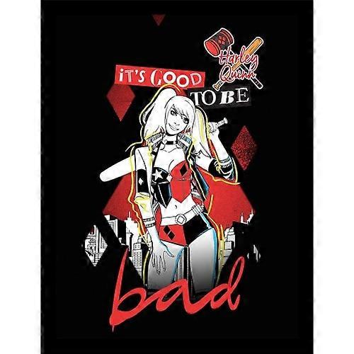 Batman Harley Quinn Bad Framed Poster