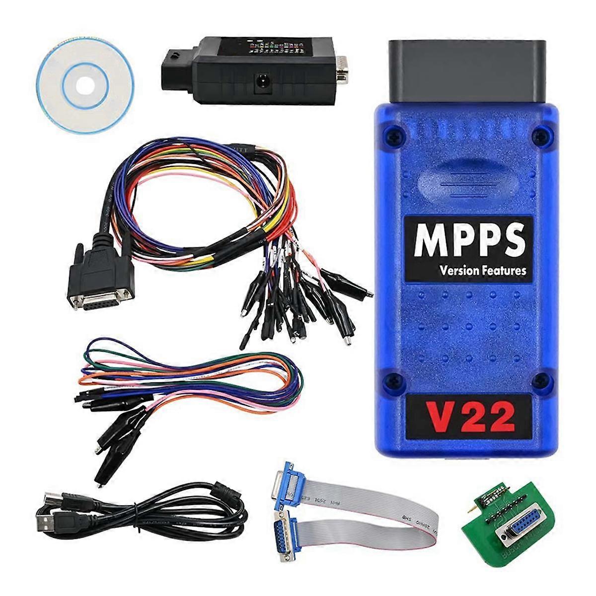 MPPS V22 Master V22 ECU Master MAIN+Tricore+Multiboot+Breakout Tricore Kabel Chip Tuning ScannerDiagnosetool