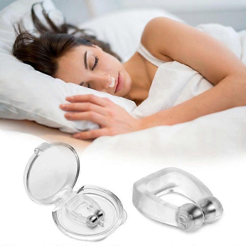10pcs Upgraded Magnetic Silicone Nose Clip - Anti Snoring Solution, Reusable Snoring Device, Enjoy Comfortable SleepScvvd