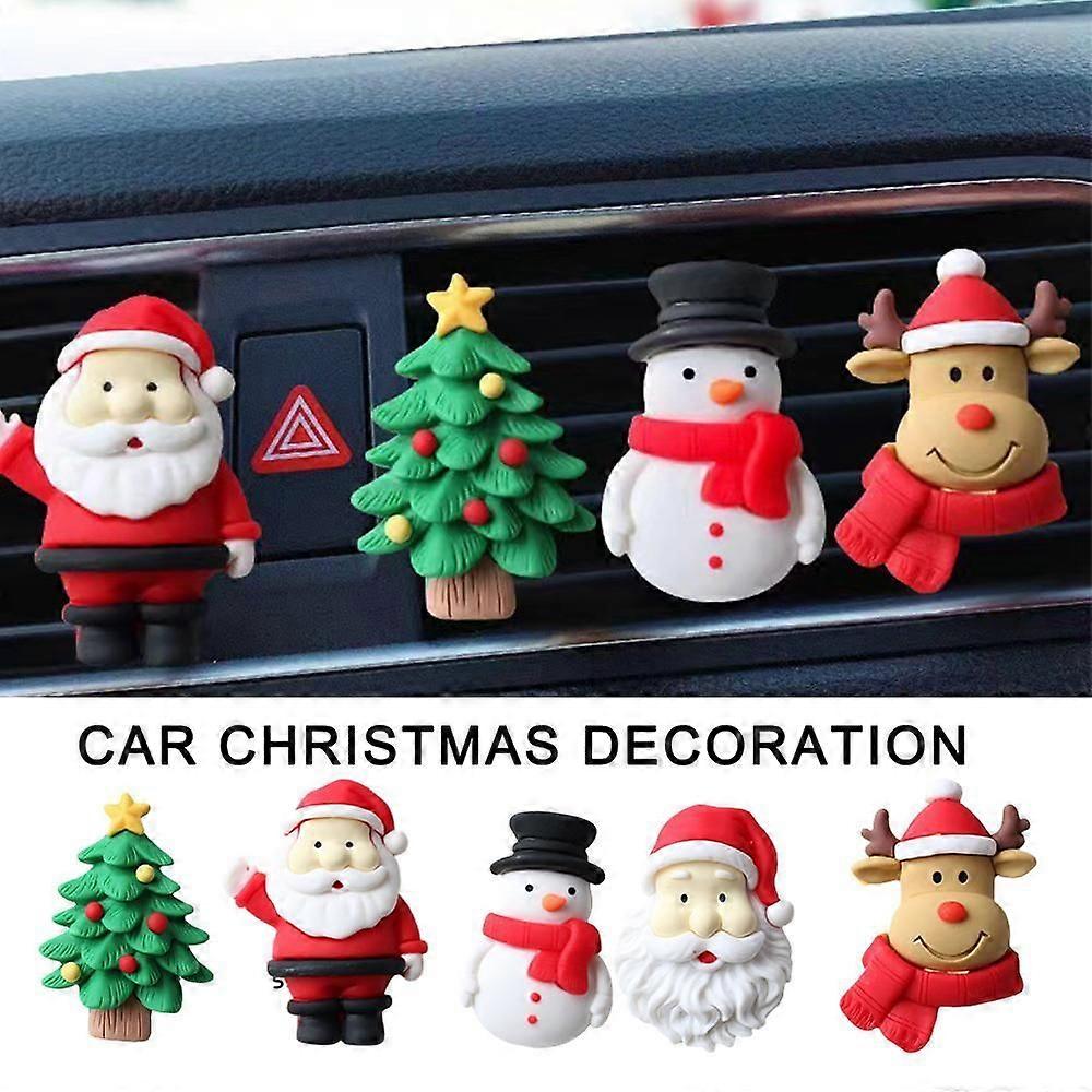 Auto Air Vent Patch Santa Claus Decoratie Mini Leuke Auto Interieur Decoratie