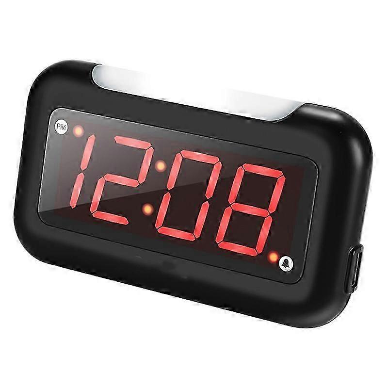 Home Led Digital Alarm Clock With Nightlight,usb Charging Snooze,portable Clock For Bedrooms,bedside,desk Decor