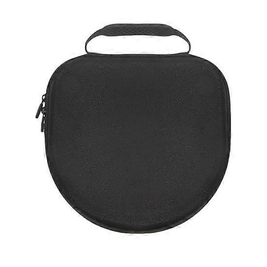 Headphone Travel Case with Handle Soft Lining Double Zipper Design Shockproof Impact Resistant