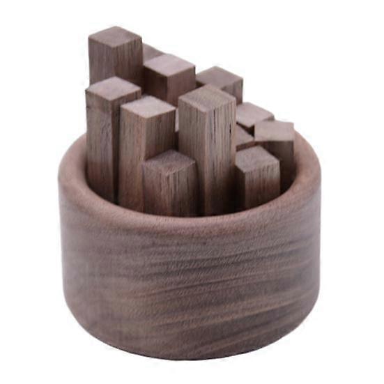Wooden Aromatherapy Diffuser Round Car Essential Oil Diffuser Natural Wood Stick Fragrance Expanding Base