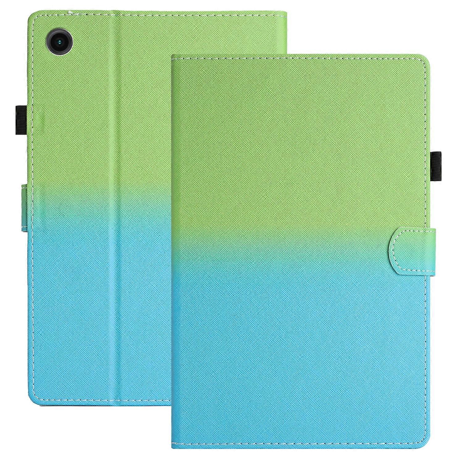 Stitching Gradient Smart Leather Tablet Case For Samsung Galaxy Tab A9+