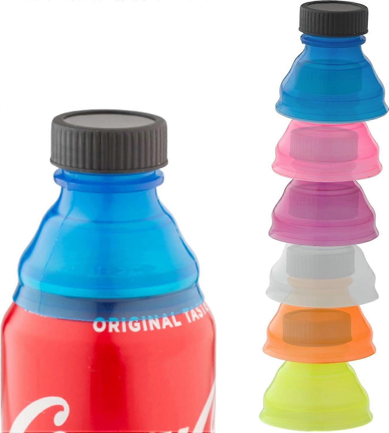 Clear Soda Can Lids (6 Pack) | Superior Can Covers For Soda, Beer, Energy Drinks, Juice, Seltzer | Must-Have Picnic Accessories & Beach Gadgets | BPA-