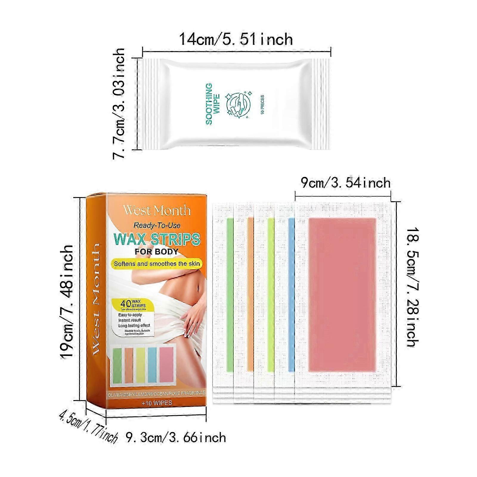 West&Month Wax Paper WEA06-A030-1-OG1 αφαίρεσης τρίχας