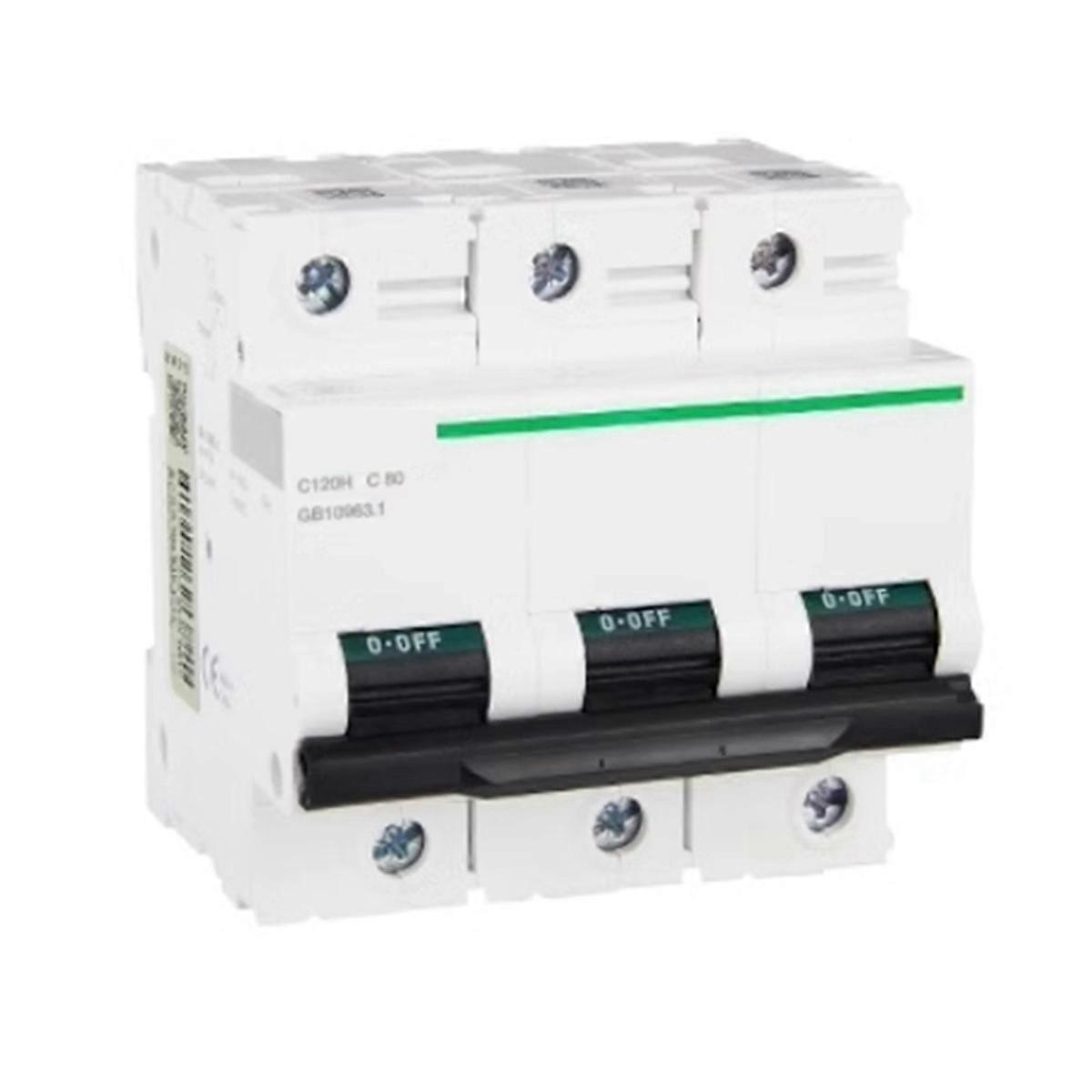 A9 C120H Miniature Circuit Breaker C Type 80A Circuit Breaker One-Stop Electric High Current Air Switch 3P