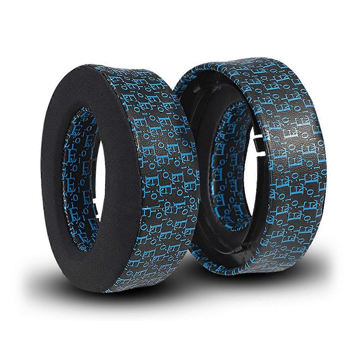 Replacement Ear Cushions PlayStation5 Gaming Headset Comfortable Earpads,Black-Blue