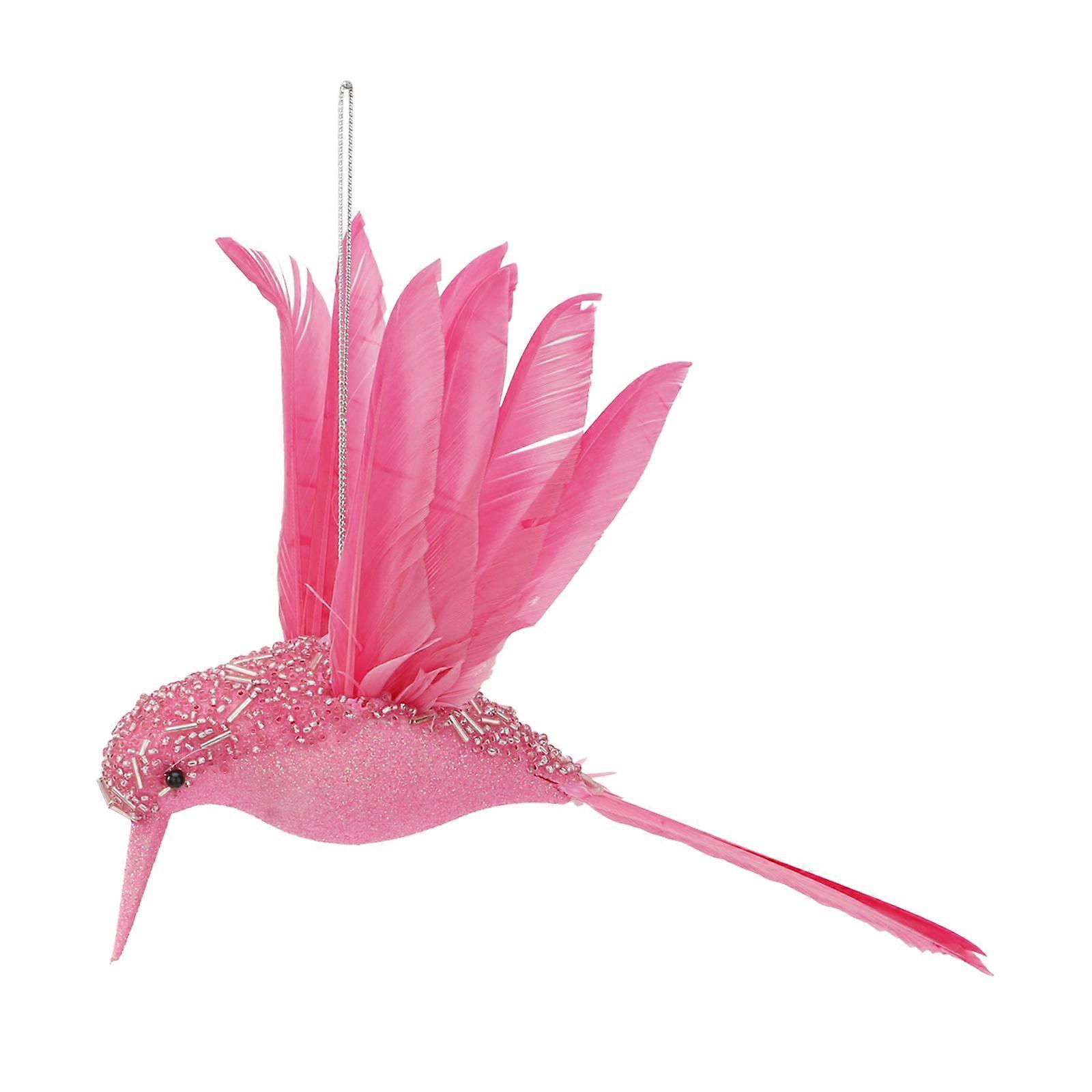 Flying Birds Christmas Tree Ornaments, Xmas Tree Ceiling Pendants,Bird Hanging Ornament Plastic Easy to Install Flying Bird Ornament