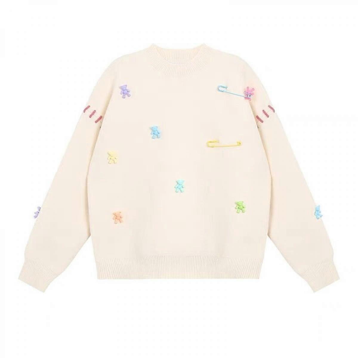 Women's Crewneck Long Sleeve Top Pullover Oversized Sweaters