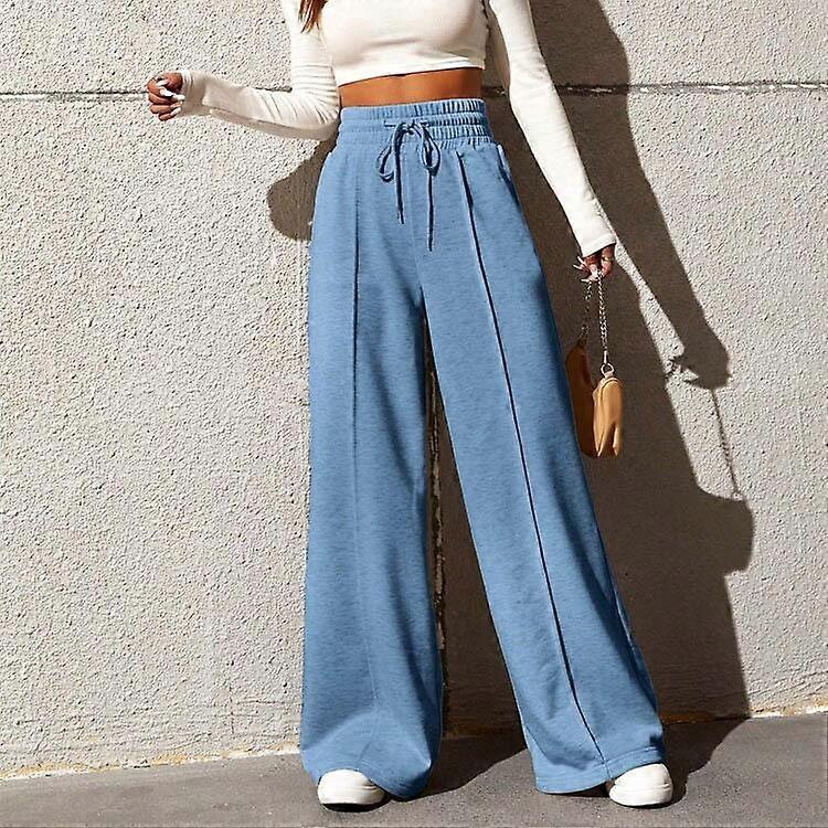 Spring and Autumn Women's Sweatpants Straight Pants Loose Sweatpants Wide Leg Pants Outdoor Dance Casual Long Pants