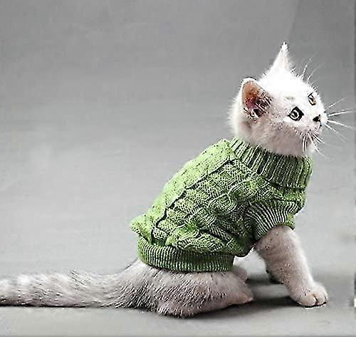 Pet Cat Sweater Kitten Clothes for Cats Small Dogs,Turtleneck Cat Clothes Pullover Soft Warm,fit Kitty,Chihuahua,Teddy,Pug etc