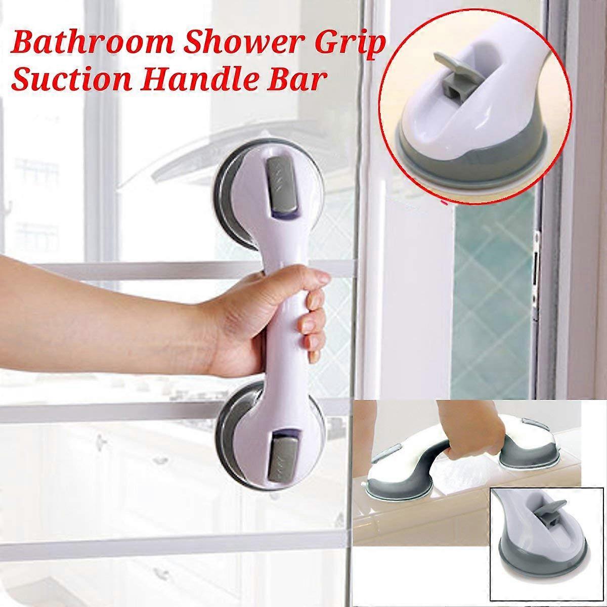 Shower Handle Safety Grab Bars, Easy Repositioning On Non-Porous Surfaces, Supports Up To 300 Lbs, Tool-Free Installation, Non-Slip Surface For