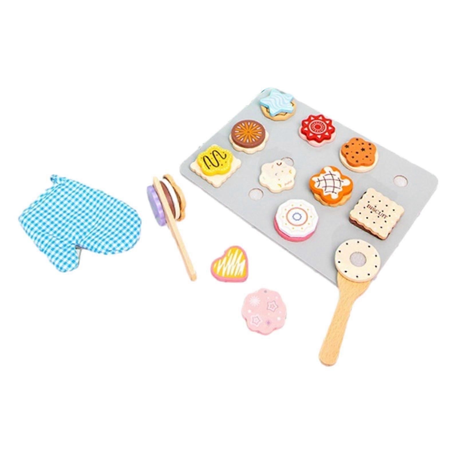 Kids Baking Set Toys Cookie Maker Early Learning Pretend Play for Ages 3+