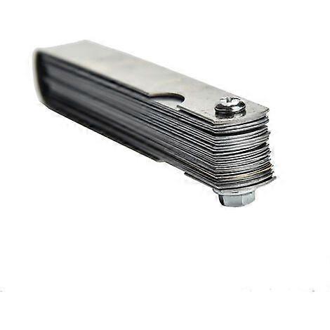 Feeler Gauge, Feeler Gauge Set, 32 Blades in Metric/Imperial Marking, for Measuring Clearance Width/Thickness Sizes