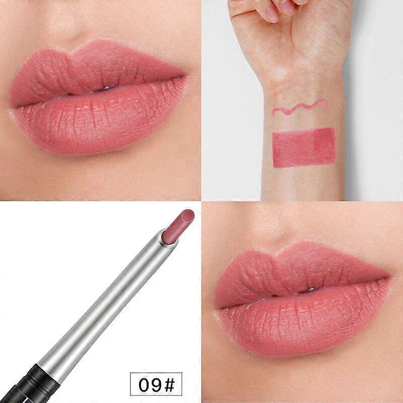 High Color Rendering Rich Color Lipstick 2-in-1 Lip Liner Pencil Lipliner