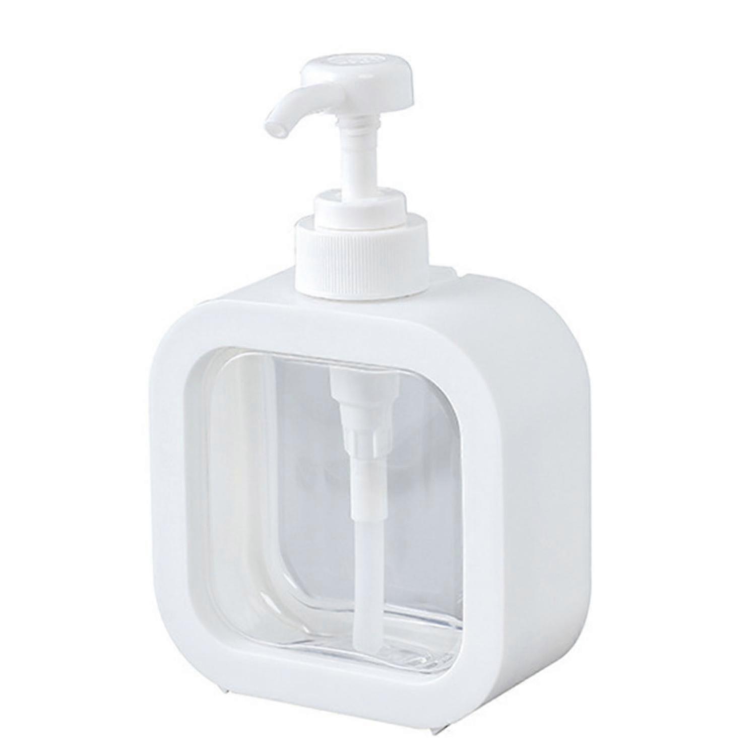 Hand Press Empty Bottle Large Capacity Shampoo Dispenser Bottle Hand Soap Storage Empty Bottle 500ML