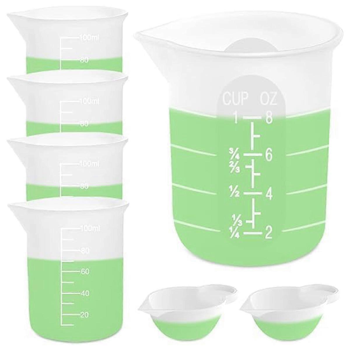 7pcs Silicone Measuring Cups Kits