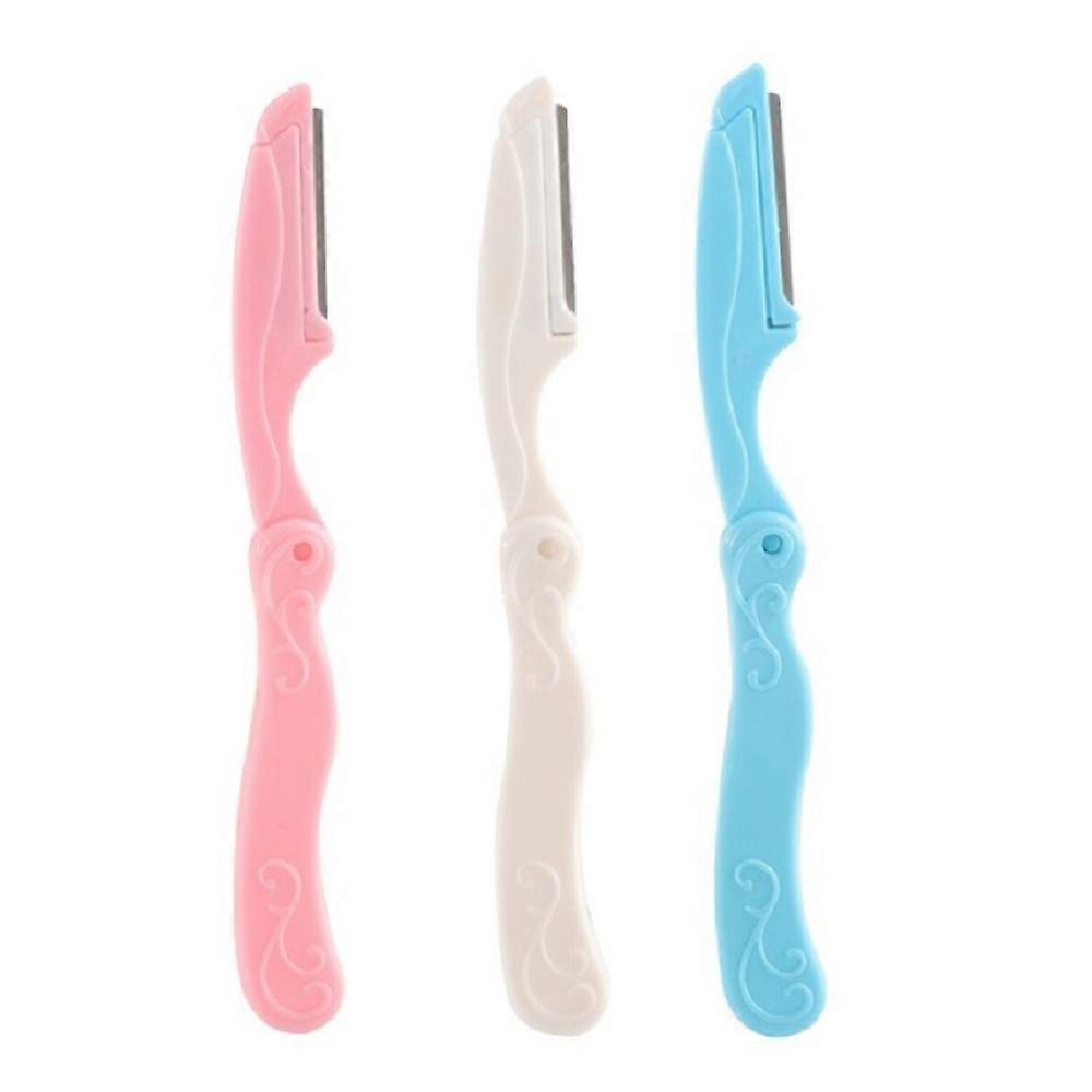 Eyebrow Shaper, Precision Usage With Non-Slip Grip For Women Ladies, Portable Design For On-The-Go Use, Sharp Foldable Blades, Facial Hair Remover