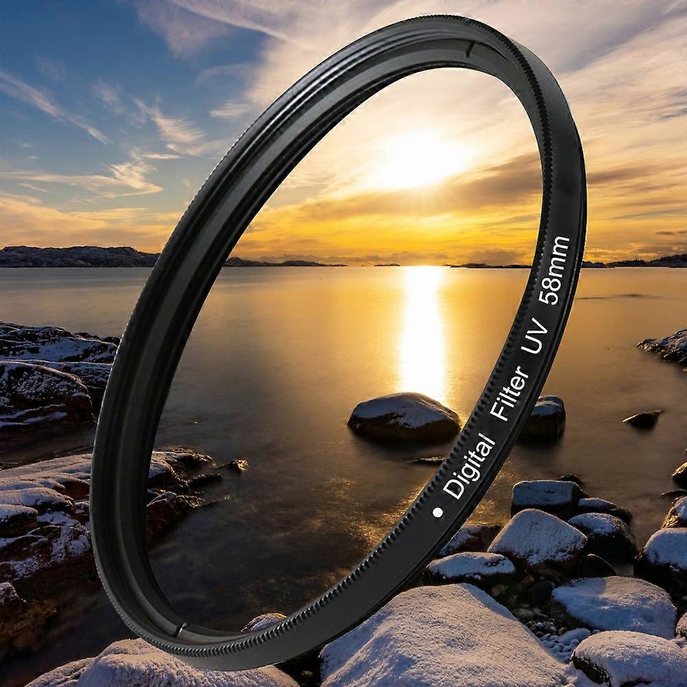 58mm UV-filter (sort)